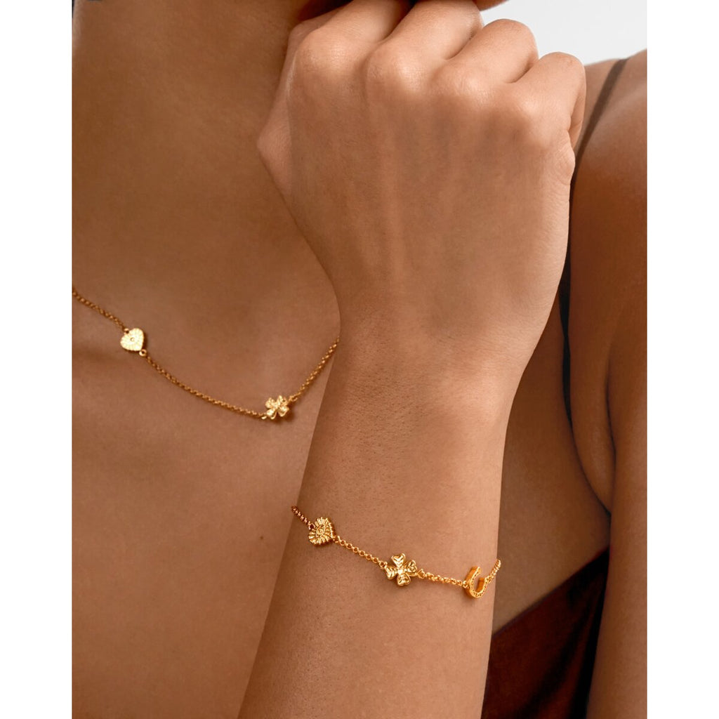 Lucky Charm Waterproof Gold Bracelet - image 2