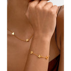 Lucky Charm Waterproof Gold Bracelet - image 2