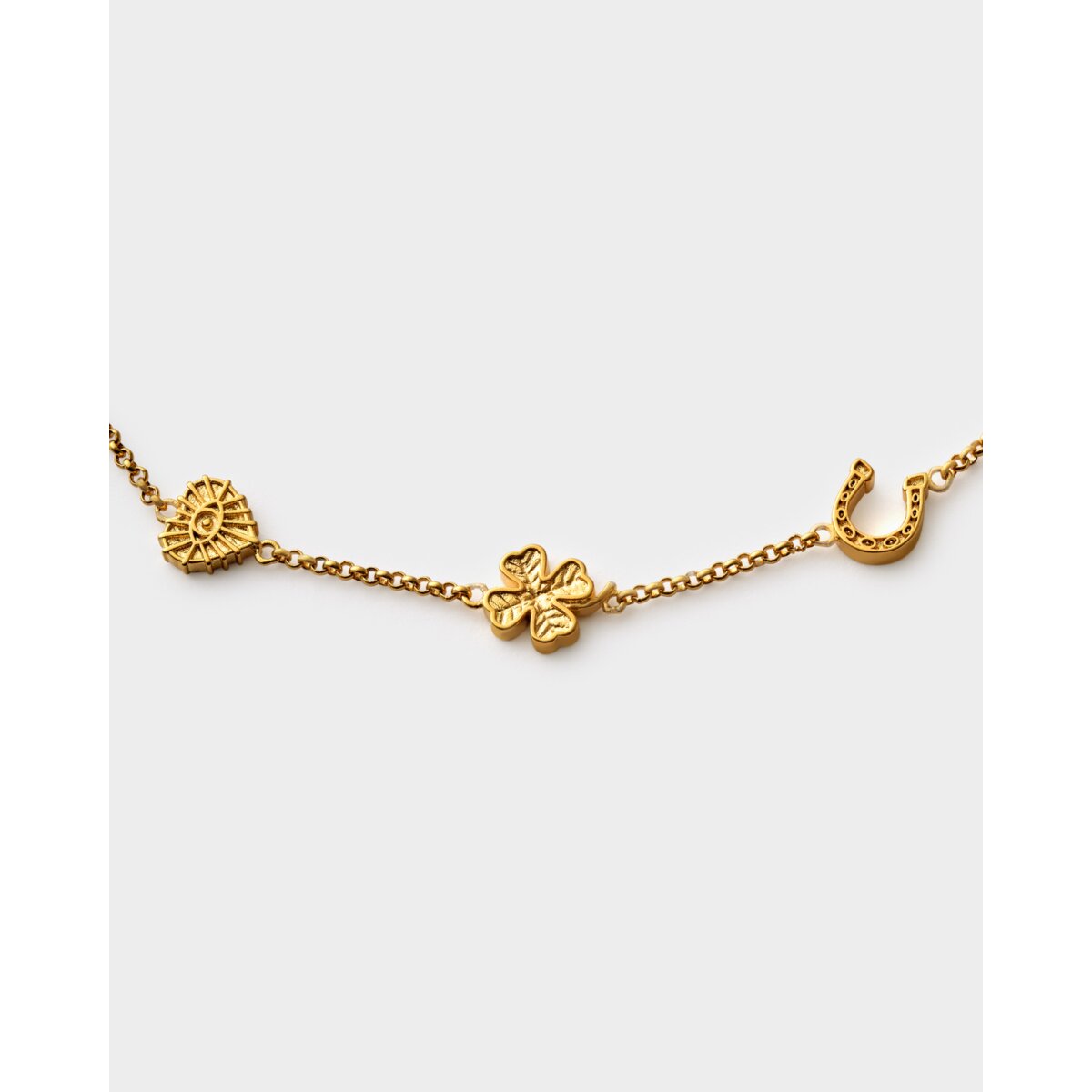 Lucky Charm Waterproof Gold Bracelet - image 5
