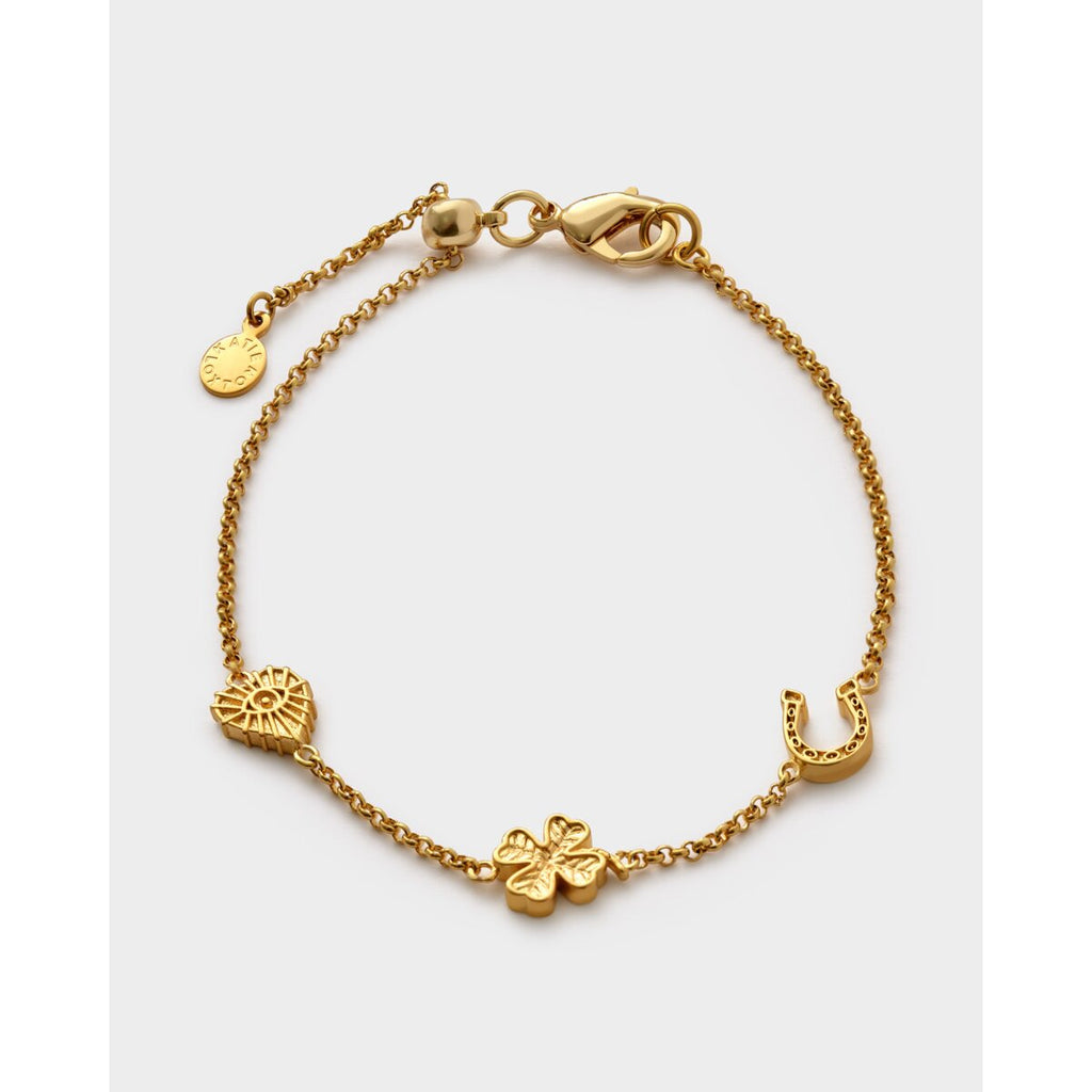 Lucky Charm Waterproof Gold Bracelet - image 1