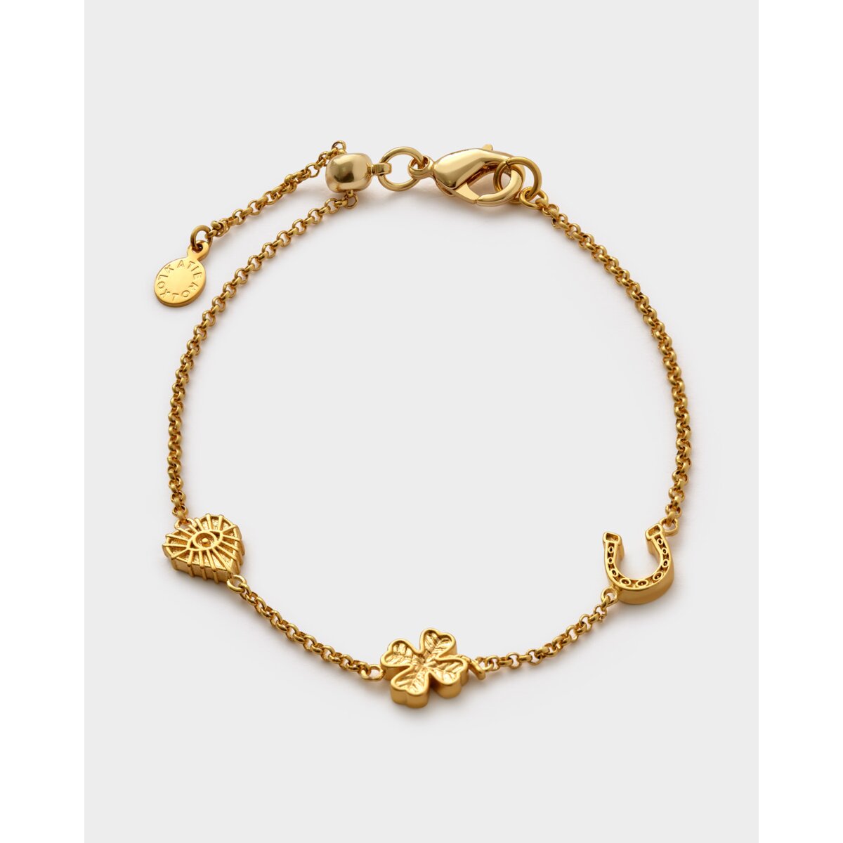 Lucky Charm Waterproof Gold Bracelet - image 1