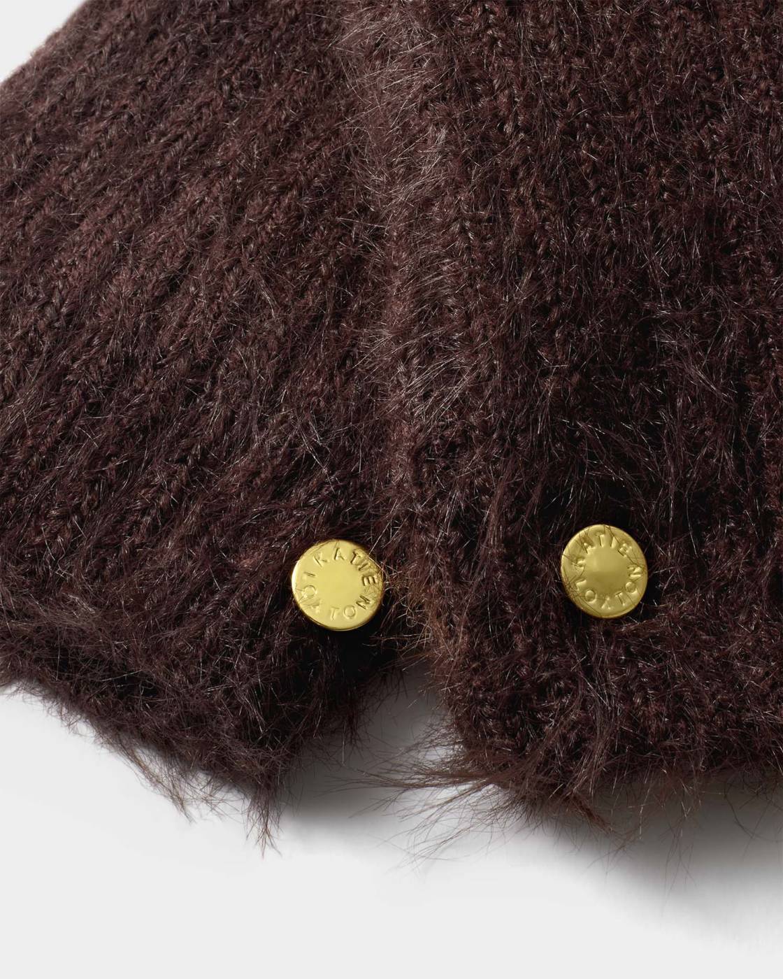 Gift Boxed Hat and Mitten Set in Chocolate - image 4
