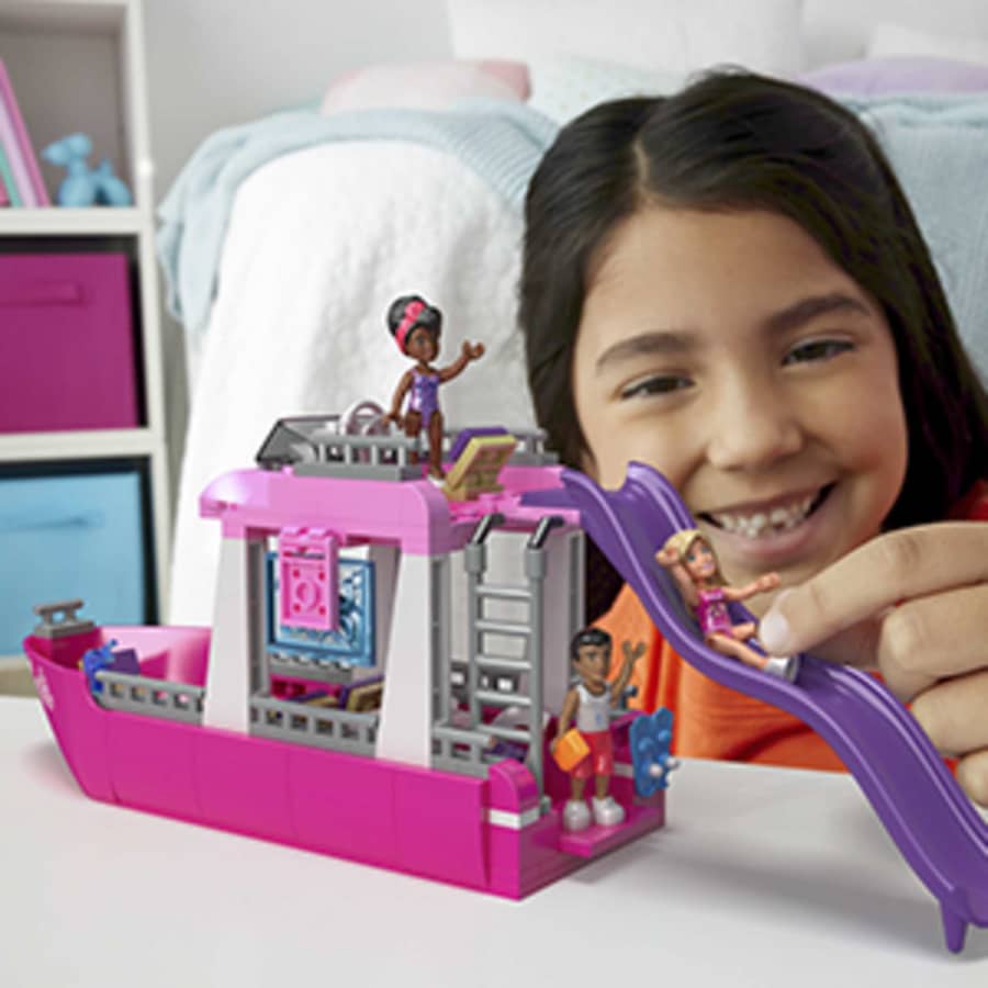 Barbie Malibu Dream Boat Building Kit Playset With 3 Micro-Dolls - Flemings Department Store