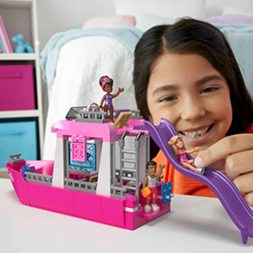 Barbie Malibu Dream Boat Building Kit Playset With 3 Micro-Dolls - Flemings Department Store