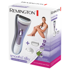 Remington smooth & silky cordless ladyshaver packaging on a white background