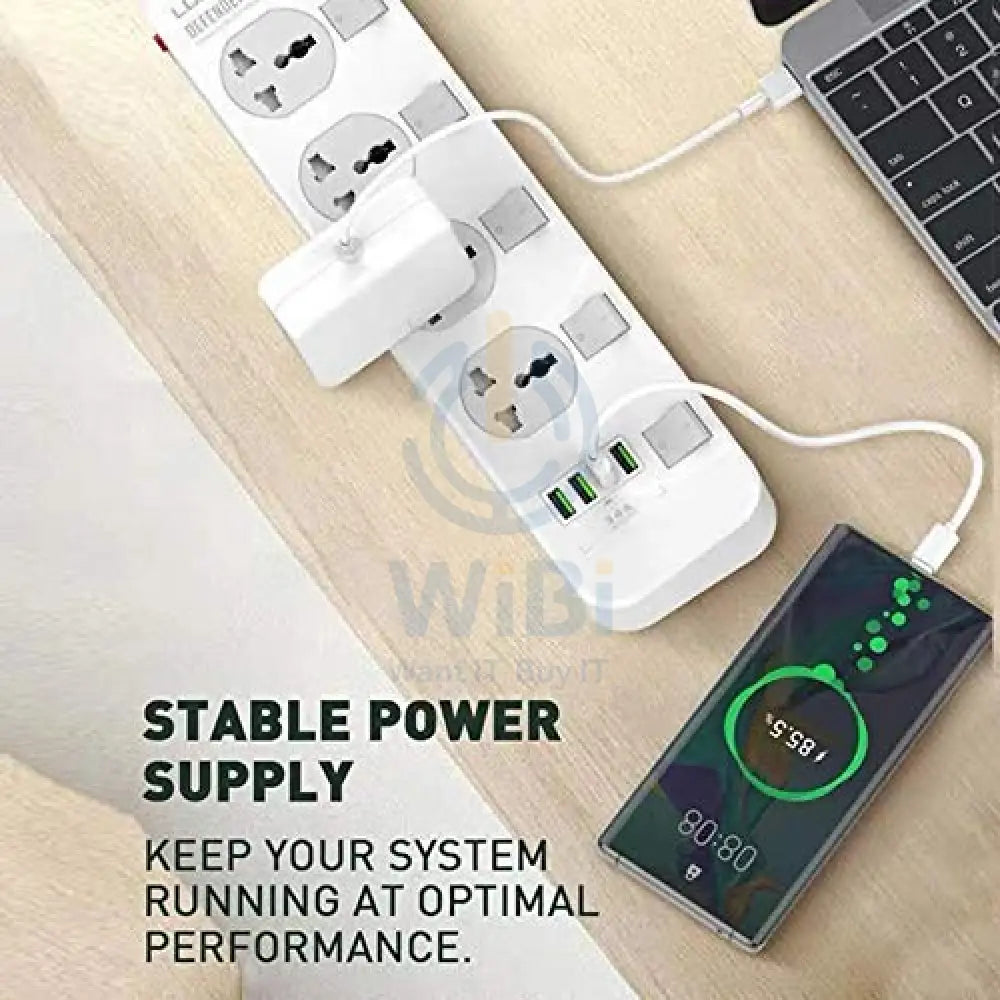LDNIO SC4408 4-Socket Power Strip with 4 USB Ports 2m – view 5