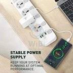 LDNIO SC4408 4-Socket Power Strip with 4 USB Ports 2m – view 5