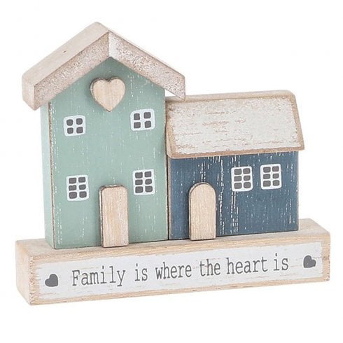 Love Lane Family Two House Plaque - Flemings Department Store