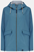 Lighthouse Lucy Rubberised Jacket – Bluestone / Wild Rose