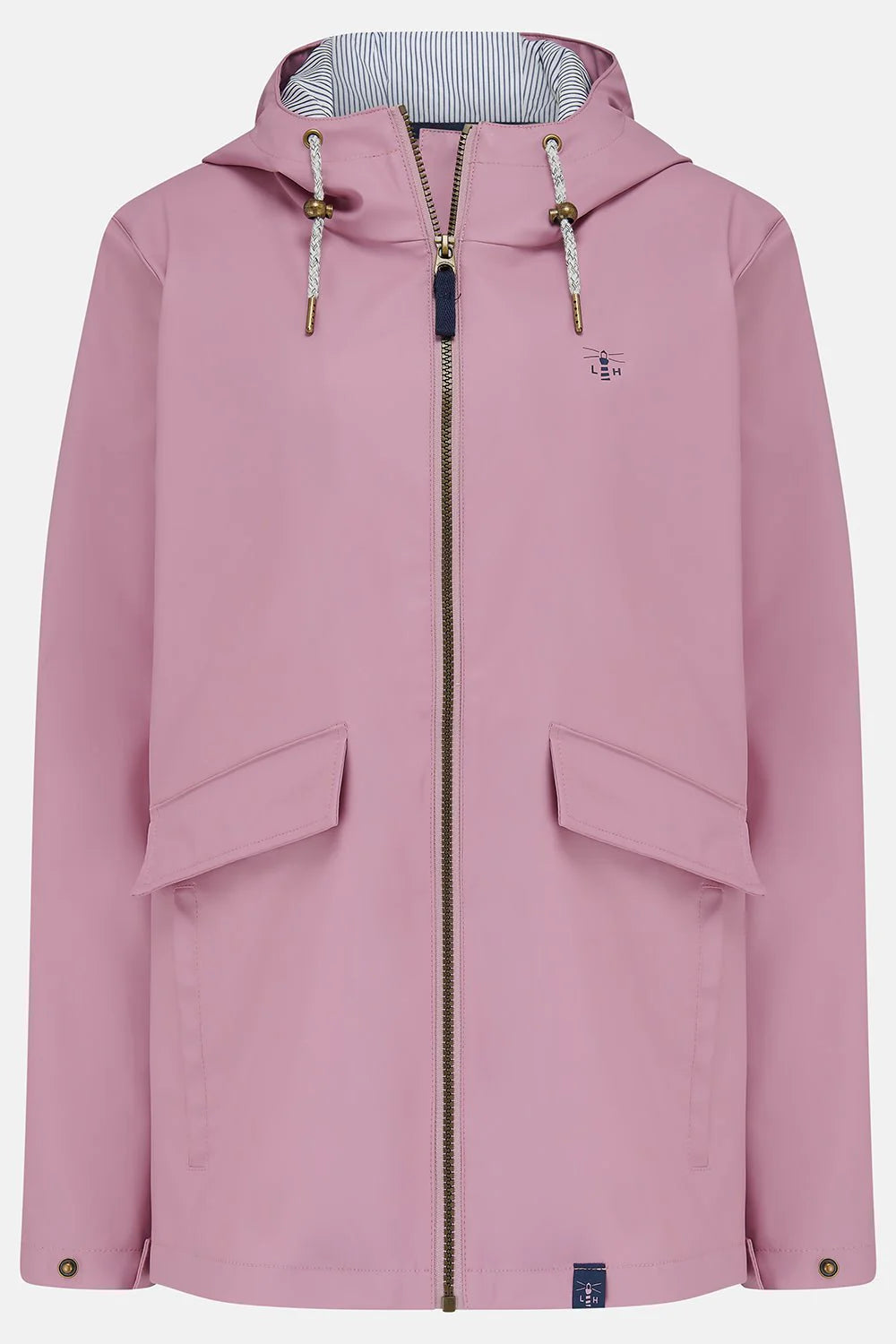 Lighthouse Lucy Rubberised Jacket – Bluestone / Wild Rose