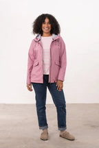 Lighthouse Lucy Rubberised Jacket – Bluestone / Wild Rose