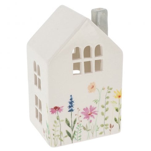 Meadow House Tealight Holder - Grey Chimney - Flemings Department Store