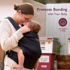 Momcozy 3-in-1 Cotton Baby Carrier – Soft Newborn Baby Carrier