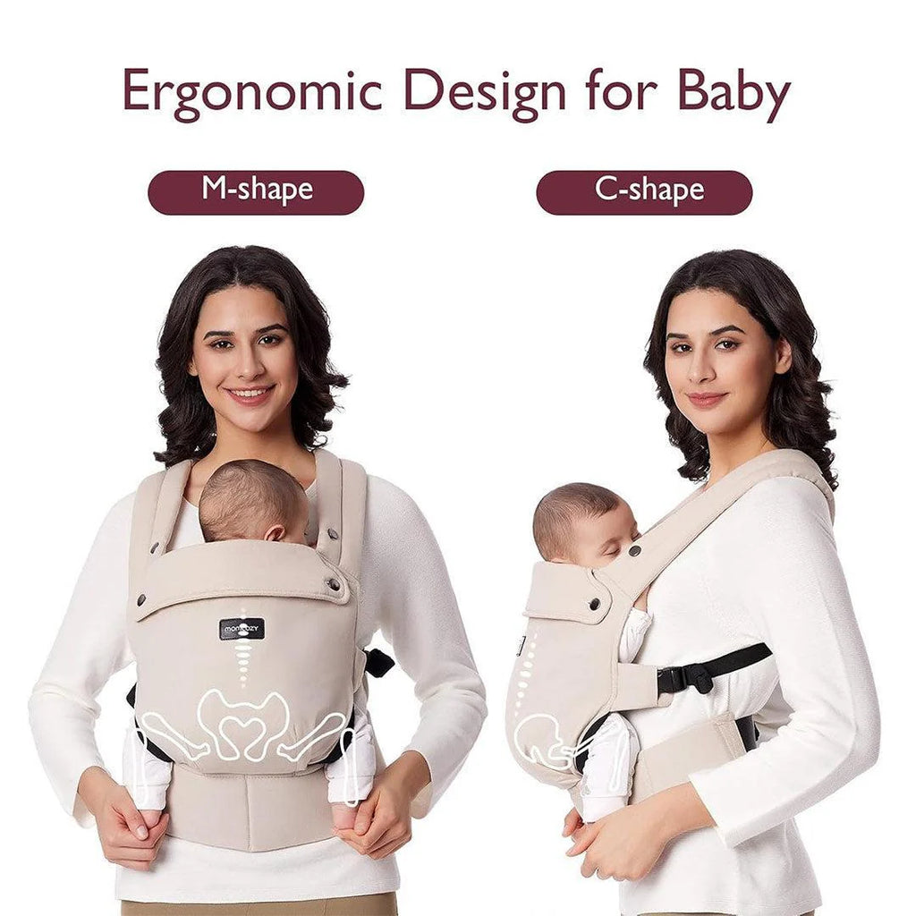 Momcozy 3-in-1 Cotton Baby Carrier – Soft Newborn Baby Carrier