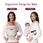 Momcozy 3-in-1 Cotton Baby Carrier – Soft Newborn Baby Carrier