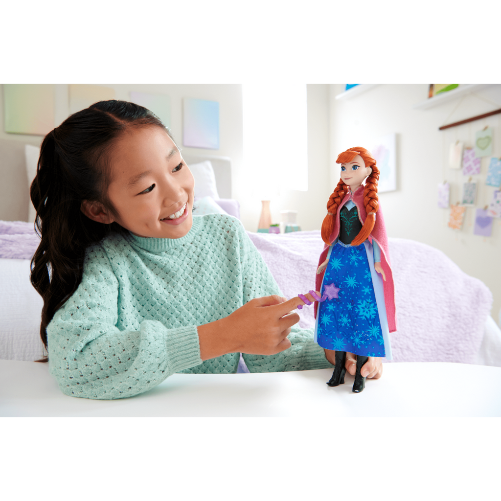 Disney Frozen - Anna and her Magic Dress - Doll - Ages 3 and up - Flemings Department Store