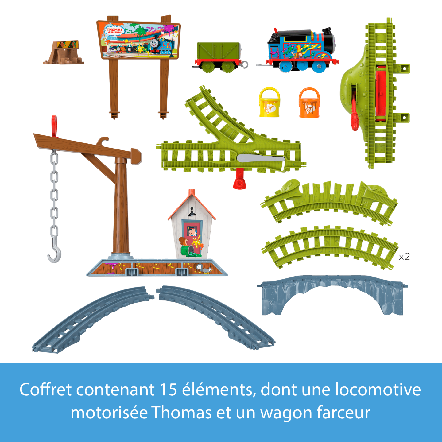 Thomas and His Friends - Paint Delivery Box - Circuit to Build - Ages 3 and up - Flemings Department Store