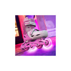 Neon Combo Skates – Pink | 2-in-1 Inline & Quad Adjustable Skates