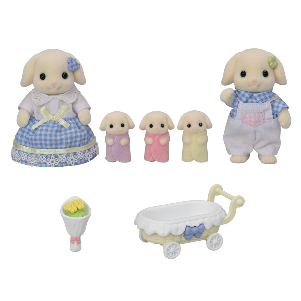 Sylvanian Families Flora Rabbit Family - image 4