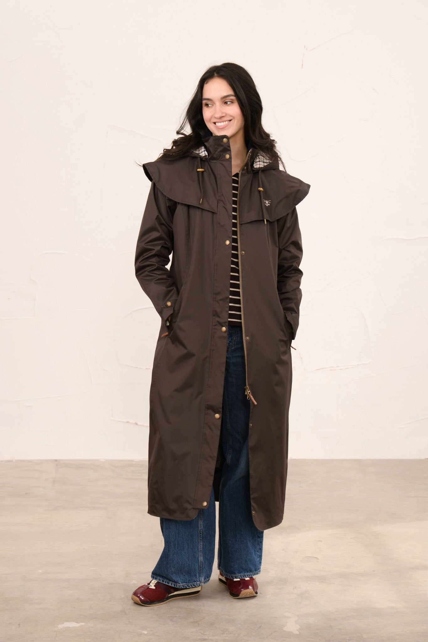 Outback Full Length Raincoat Chocolate - image 1