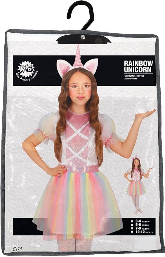 Rainbow Unicorn Costume for Kids – Magical Dress-Up Outfit - Flemings Department Store