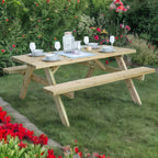 Pressure Treated Heavy Duty Picnic Bench