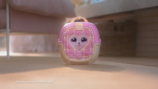 Scruff-A-Luvs Pet – Pink | Mystery Rescue Plush with Collar, Comb & Carrier