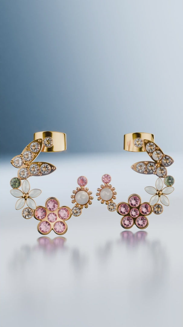 Newbridge Silverware Floral Butterfly Earrings | Flemings Monaghan