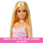 Blonde Barbie Doll With Swimsuit And Beach - Flemings Department Store