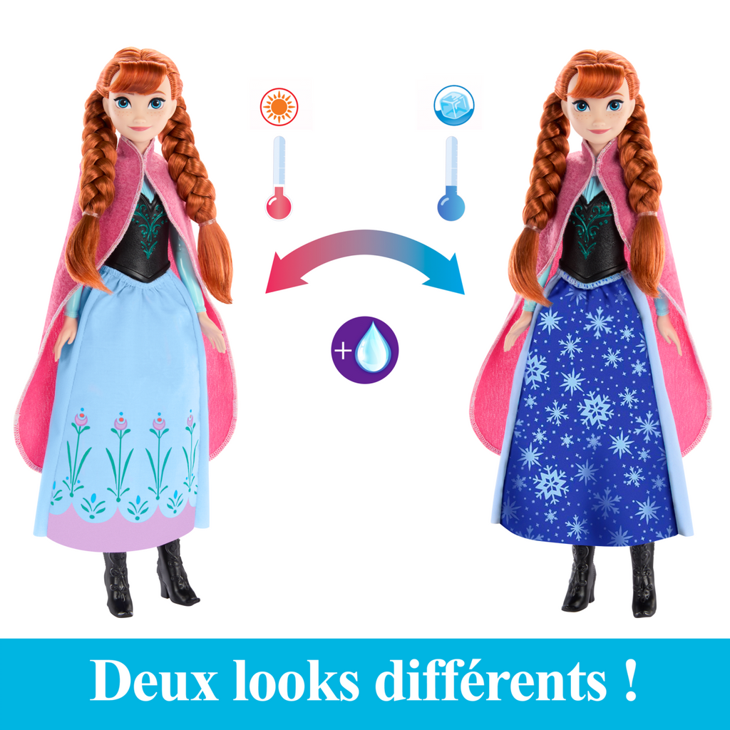 Disney Frozen - Anna and her Magic Dress - Doll - Ages 3 and up - Flemings Department Store