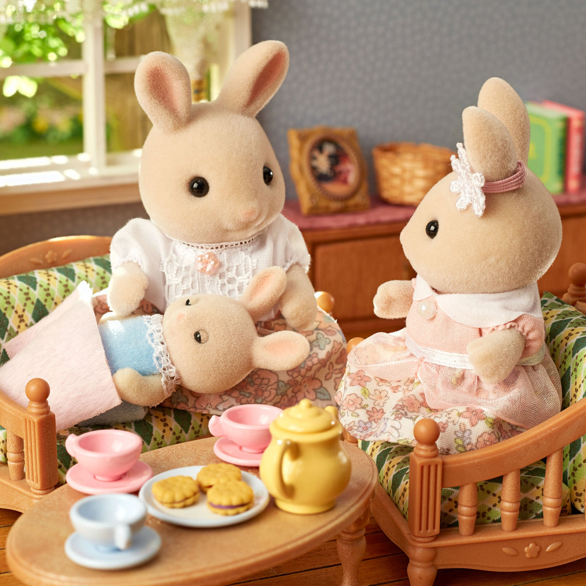 Sylvanian Families Milk Rabbit Family - image 4