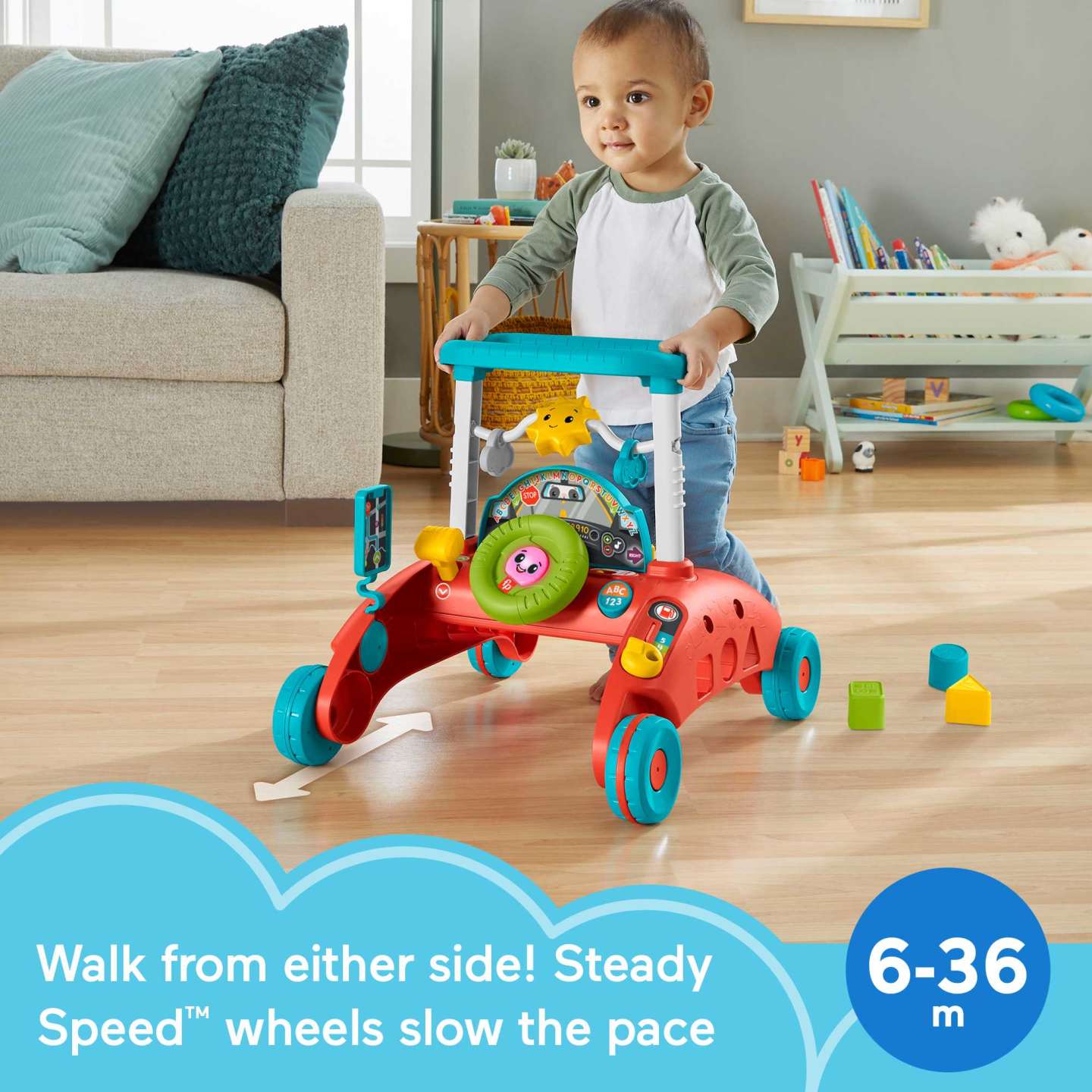 Fisher-Price® 2-Sided Steady Speed™ Walker - Flemings Department Store
