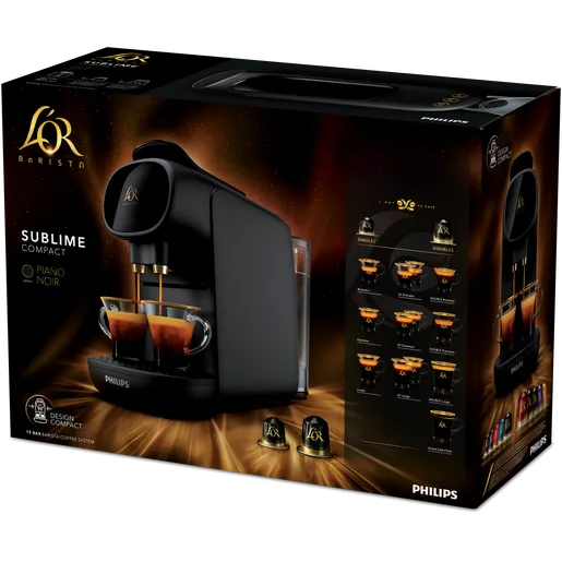 L'OR Sublime by Philips LM9012/00 Coffee Machine – Pod Compatible with Double Shot Capsules