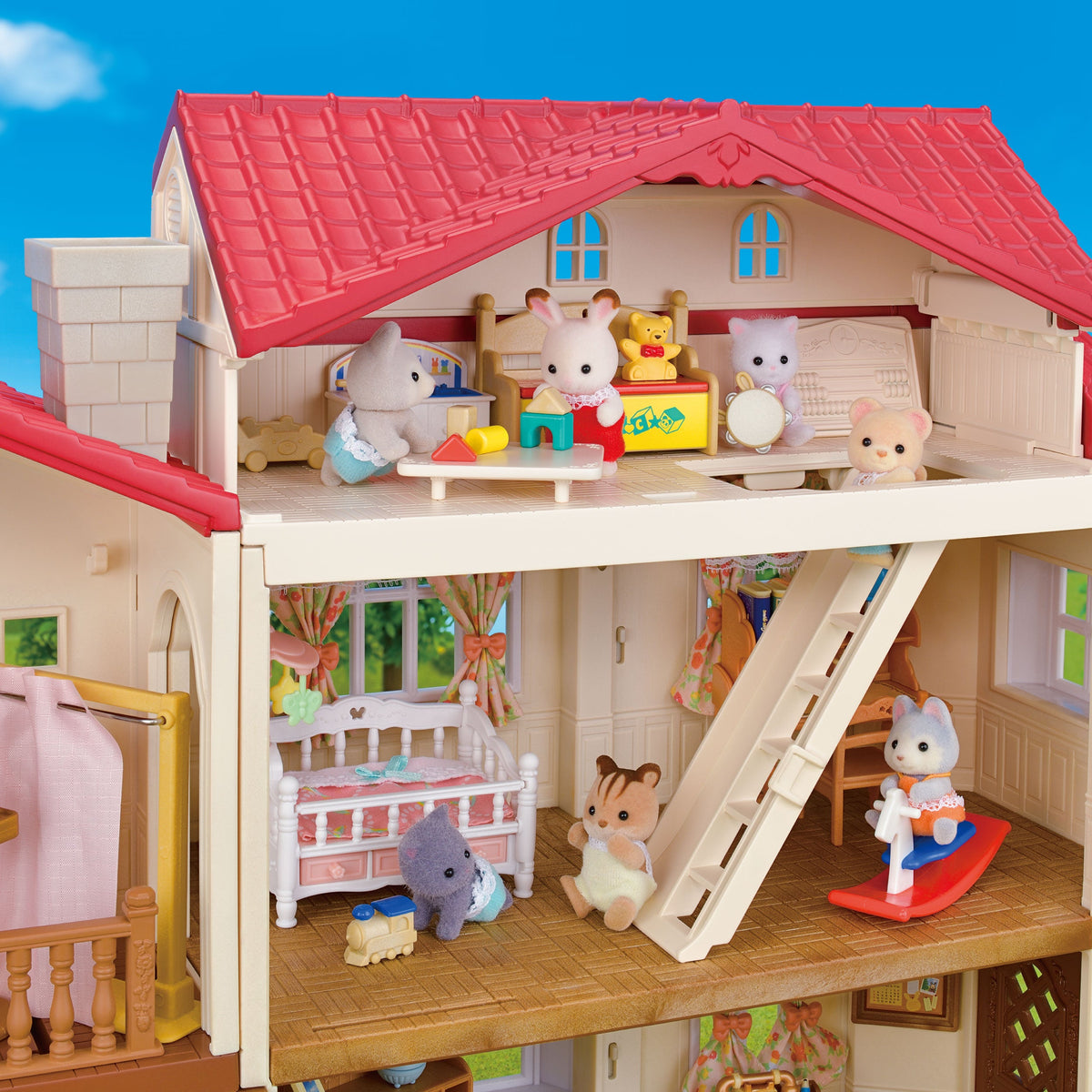 Sylvanian Families Red Roof Country Home - Secret Attic Playroom - image 4