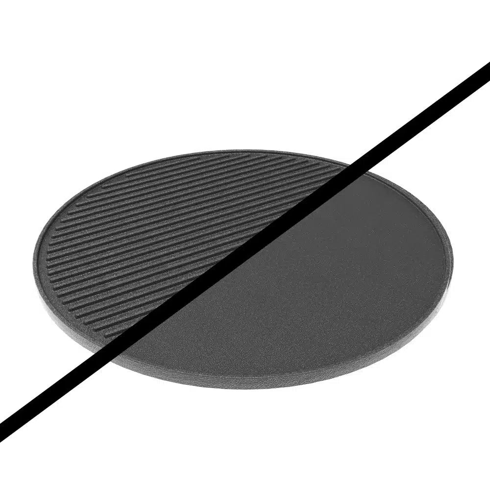 Sahara Reversible Round Griddle Plate | Cast Iron BBQ Griddle
