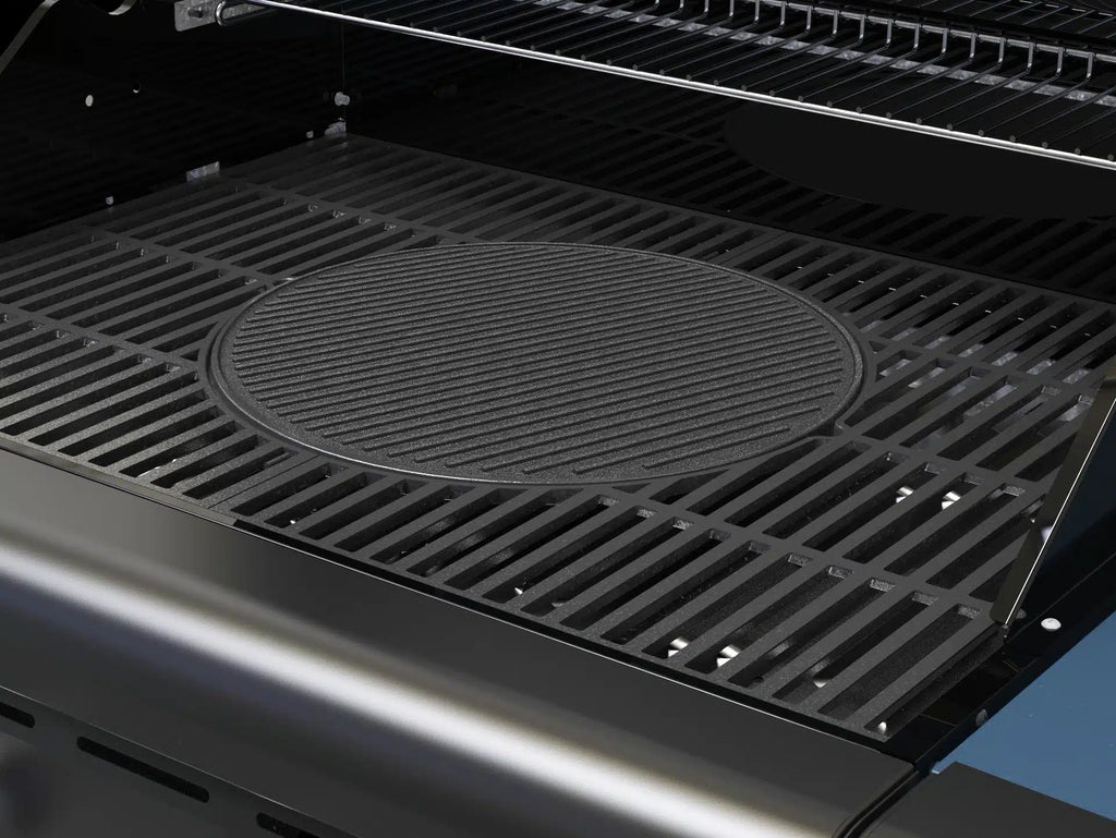 Sahara Reversible Round Griddle Plate | Cast Iron BBQ Griddle
