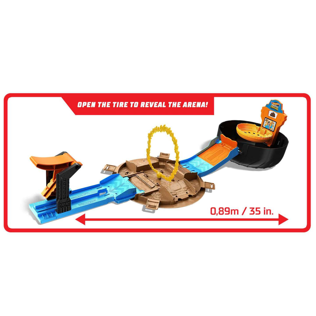 Hot Wheels Monster Trucks Stunt Tire Playset - Flemings Department Store