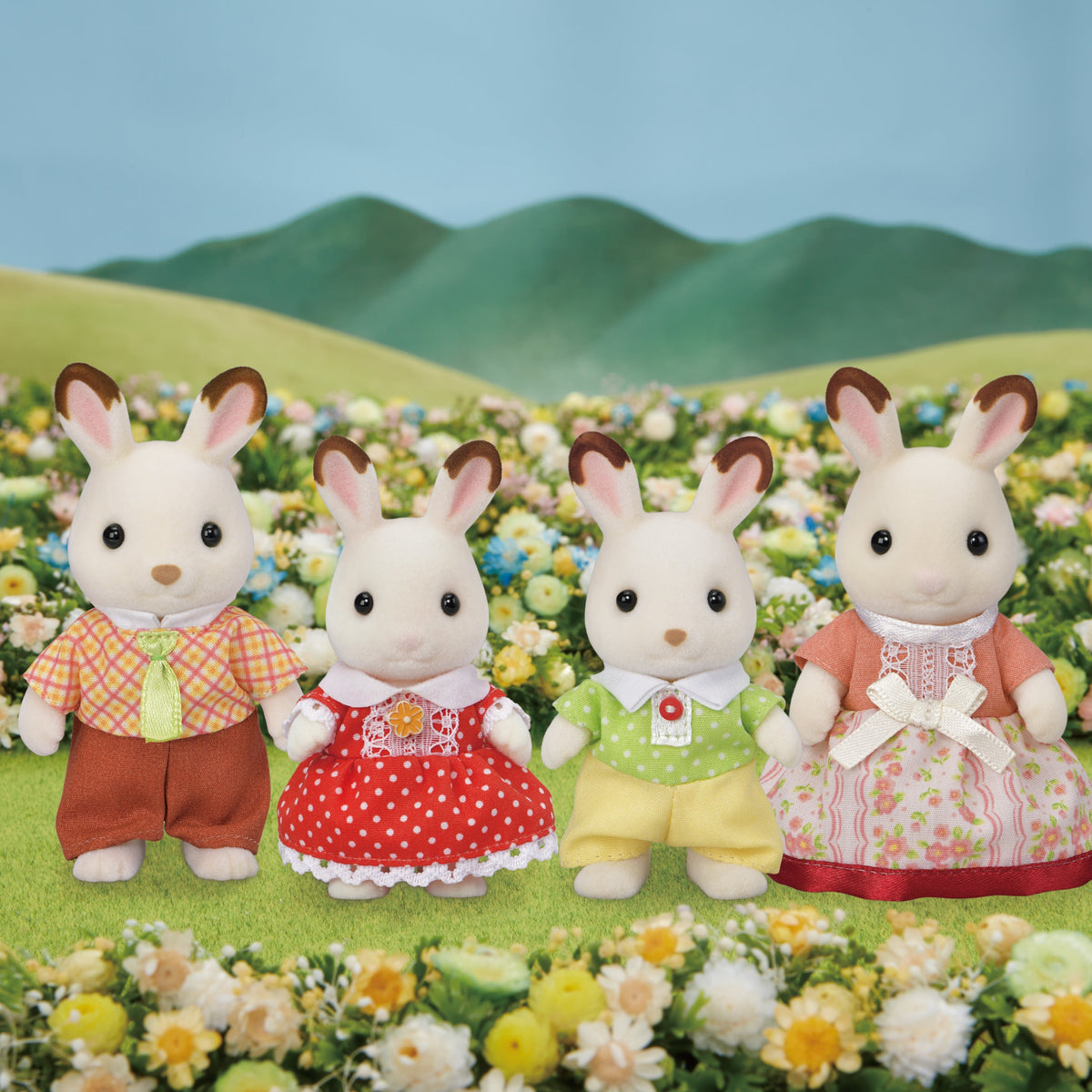 Sylvanian Families Chocolate Rabbit Family - image 2