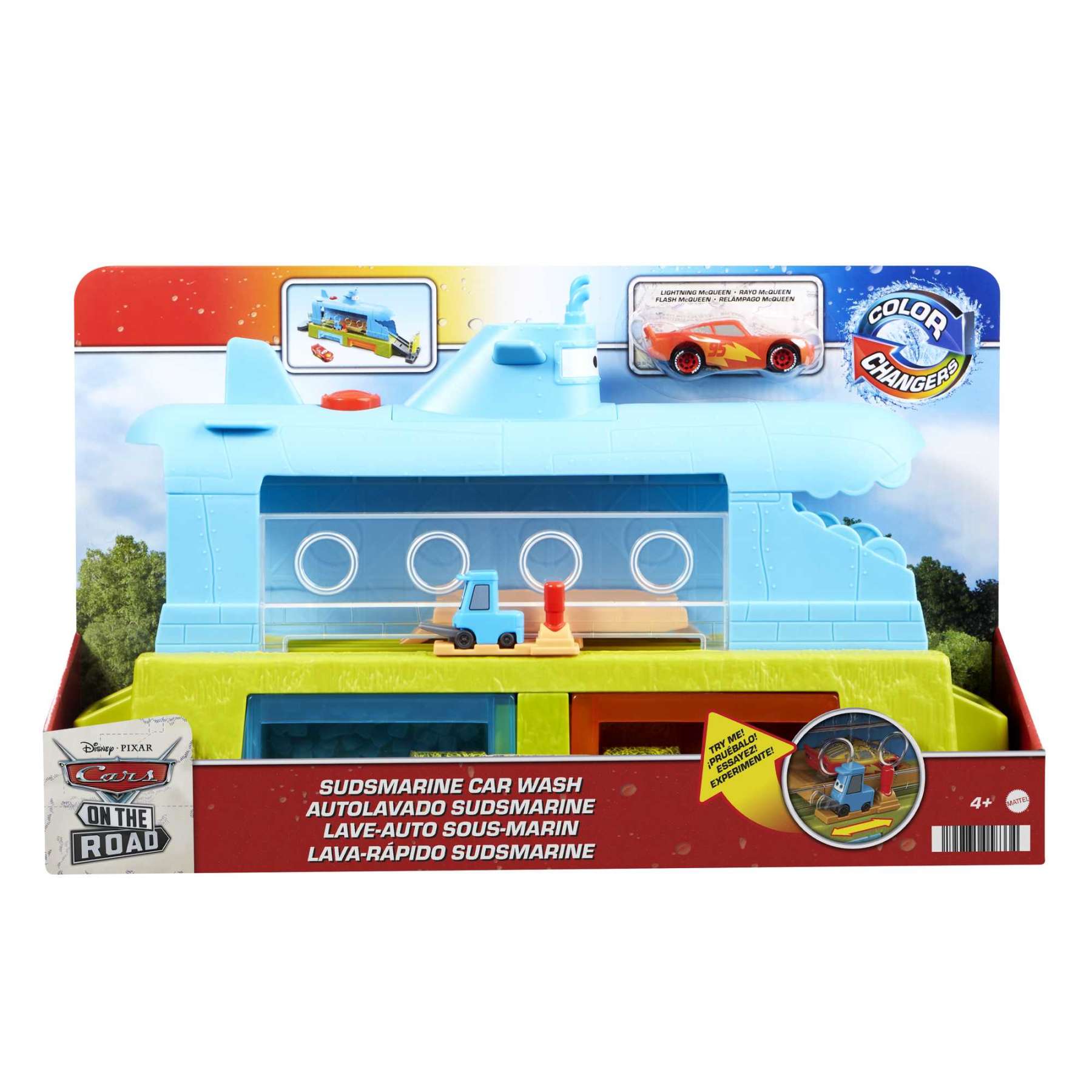 Cars Color Change Whale Car Wash Playset - Flemings Department Store