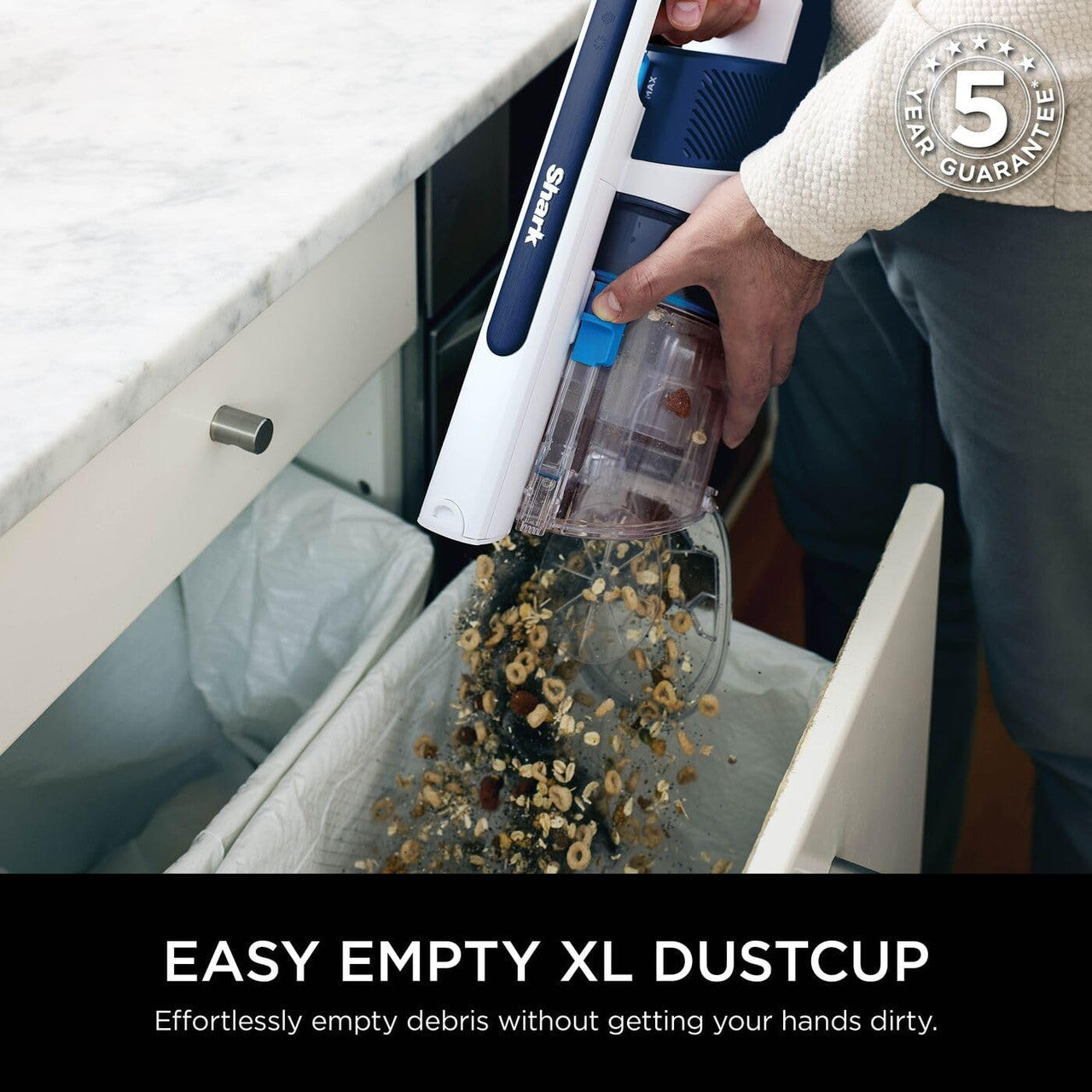 Shark IZ380UK Cordless Vacuum | Anti Hair Wrap & FloorDetect