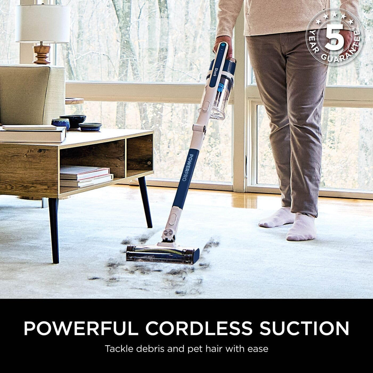 Shark IZ380UK Cordless Vacuum | Anti Hair Wrap & FloorDetect