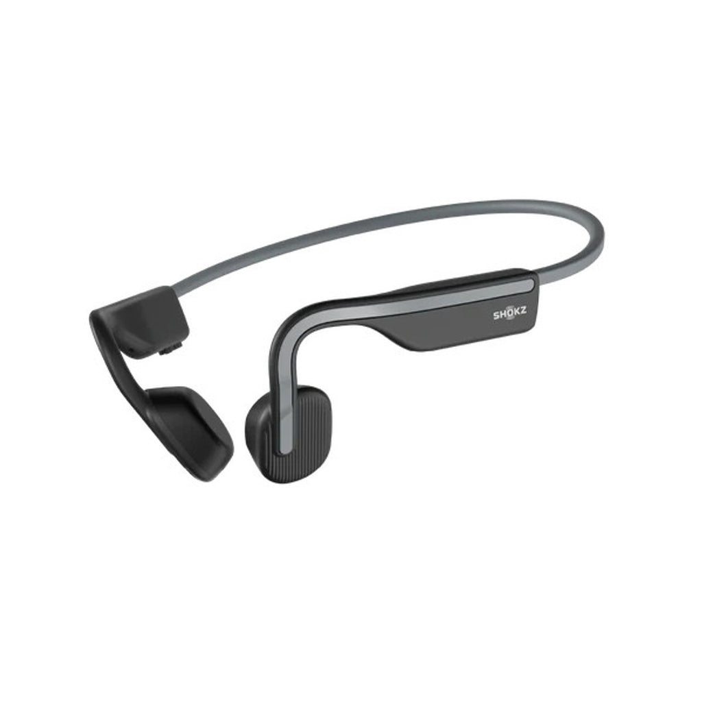 Shokz OpenMove bone conduction wireless headphones in grey