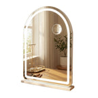 Hollywood arch vanity mirror white 70 x 50cm
