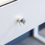 Erika vanity table drawer knob detail