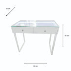 Erika vanity table dimensions 92 x 83 x 55cm