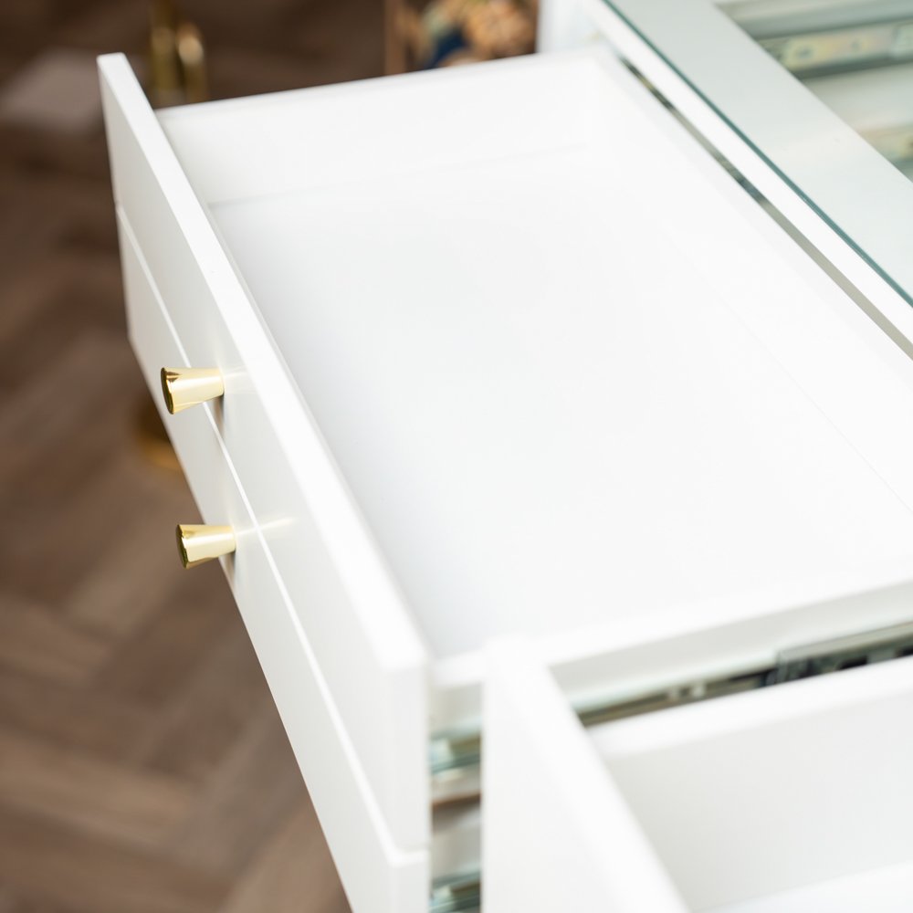 Nadia Plus dressing table drawer open
