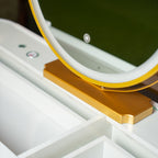 Nadia Plus dressing table LED mirror detail