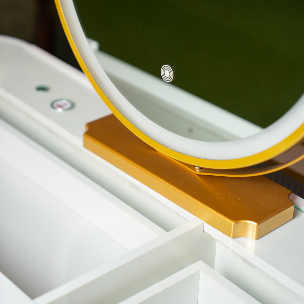Nadia Plus dressing table LED mirror detail