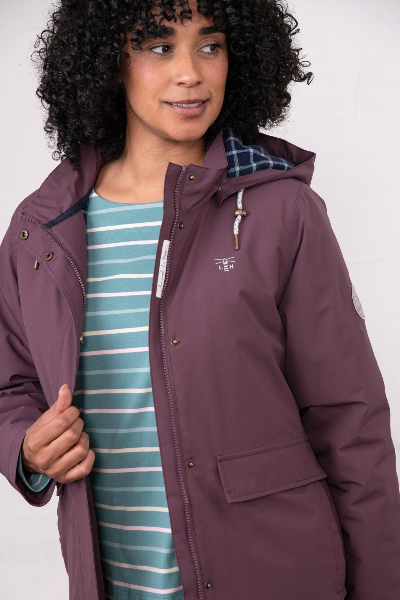 Tess Coat Damson - image 7