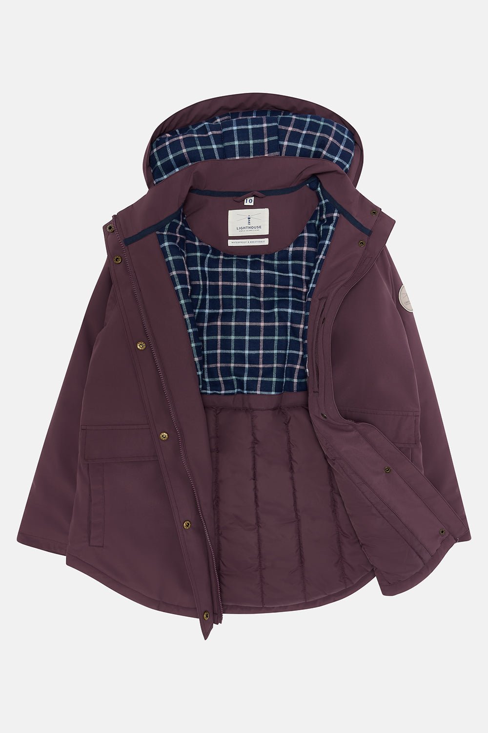 Tess Coat Damson - image 3